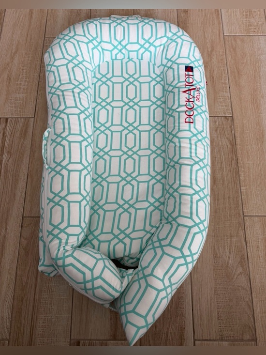 DockATot Other - DockATot Deluxe+ Dock Infant Lounger - Minty Trellis for 0-8 Months